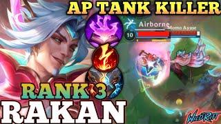 RAKAN AP TANK KILLER! PERFECT CROWD CONTROL EXECUTION - TOP 3 GLOBAL RAKAN BY Momo Ayase - WILD RIFT