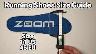 Shoes Size Guide - Nike Pegasus VS Hoka - Asics - New Balance - Saucony - Puma - Salomon - Adidas