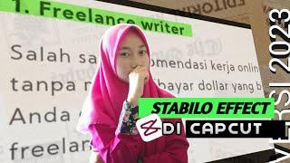 VERSI 2023 ! CARA MEMBUAT HIGHLIGHTER EFFECT (EFEK STABILO) DI CAPCUT | CAPCUT TUTORIAL 2023