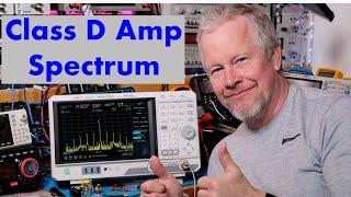 Spectrum Analyzer meets Class D Amplifier - using Uni-T UTS3021B Spectrum Analyzer #UTS3021B