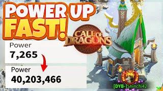 How to Gain Power FAST Become Stronger in Call of Dragons