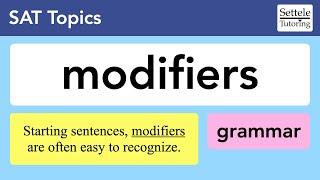 Modifiers — easy to spot and solve if you know the rule