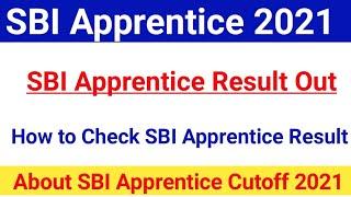 SBI Apprentice Result 2021 Out|How To Check SBI Apprentice Result 2021|SBI Apprentice Cutoff|#sbi