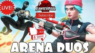 LIVE! DUO ARENA WITH BEN RITT GRINDING TO 10k POINTS! SEASON 7 #FORTNITE #ROADTO5K