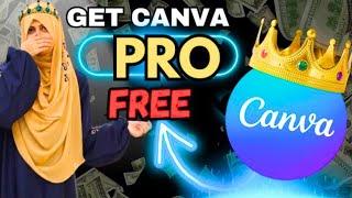 How to Get Canva Pro Free In 2024 | Canva Step-by-Step Guide | Canva For BEGINNERS