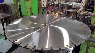 Strong Diamond Concrete Saw Blade Manufacturing Process. Korean High Quality Saw Blade Factory