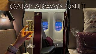 QATAR AIRWAYS QSUITE B777-300ER | 12 Hours of Business Class Bliss | Philadelphia to Doha