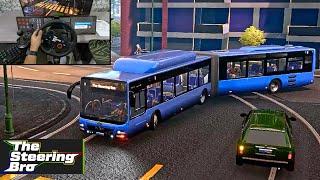 Bus Simulator 21 - MAN Lion's City CNG Articulated - Realistic Drive | G29 Steering Wheel Gameplay