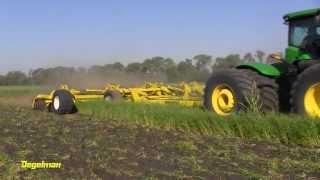 Degelman Pro-Till High Performance Tillage Cultivator - Wheat Field