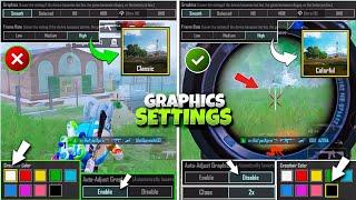 Low and High Device Best Graphics settings & Enemies Spot Very Easy | New BGMI graphics settings