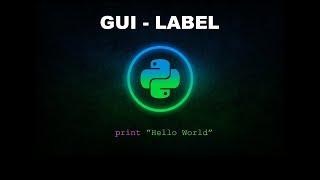 Label - Python Programming