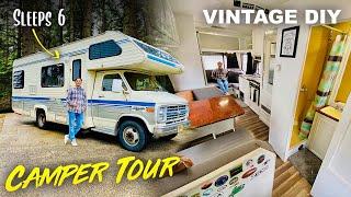 College Student Transformes A Vintage RV Into A Gorgeous Tiny House On Wheels