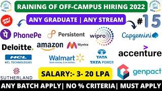 Biggest Mass Hiring From Many Companies | 2019 -2023  Eligible | Must Apply  | #15 #careerpoint4u