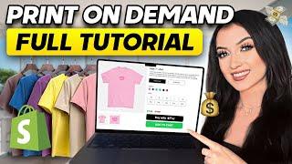 How to Start Print on Demand (STEP BY STEP) FREE COURSE
