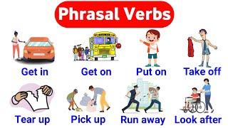 English Vocabulary : Phrasal verbs | phrasal verbs with sentences | listen and practice