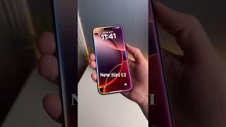 Apple intelligence and new Siri ui #iphone #ios18 ios18 part2