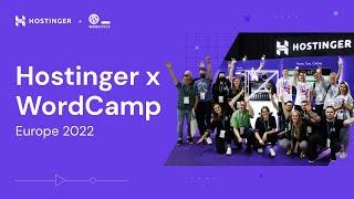 Hostinger X WordCamp Europe 2022: Highlights