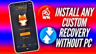 How To Install Custom Recovery Without Pc !! Install TWRP, ORANGEFOX Recovery In Any Android Phone 