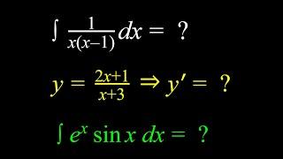 A Video Response to Michael Penn (Three Calculus Problems)