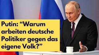 Putin Interview: Kritik an Deutschland! 'Wer vertritt hier noch das Volk" (Deutsch Übersetzung)