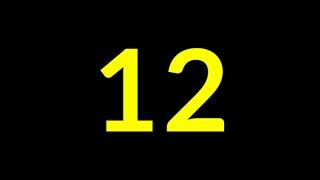 12 Second Countdown Timer With Sound Effect