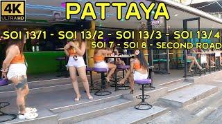 Pattaya Second Road   Soi 13/1 13/2 13/3 13/4 Soi 7 Soi 8 Soapy Massage Shops    2025 Thailand