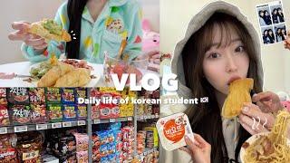 【Vlog】一人暮らし韓国留学生の日常今週は特に何もなかったけど好きなもの食べて買い物してこれが幸せ‍春服プチ購入品紹介