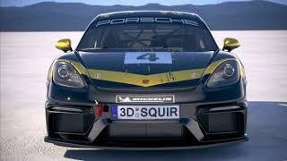 3D Model Porsche 718 Cayman GT4 Clubsport 2019 at 3DExport.com