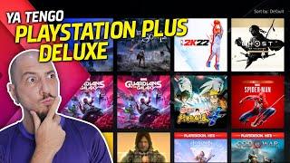 Ya tengo PLAYSTATION PLUS DELUXE en mi PS5 y te MUESTRO TODO  Ps Plus Premium  PS4 y PS5