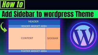 How to Add Sidebar to wordpress Theme | Add sidebar on astra website