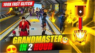 I FOUND NEW TRICK TO GRANDMASTER IN 2 HOURS  10X FASTER GLITCH || FREE FIRE INDIA