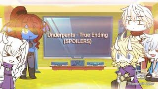 || "Underpants - True Ending (SPOILERS)" || Gacha Life || Undertale reaction || Part 3 || Read desc