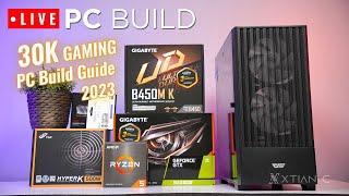 LIVE PC Build: 30K+ Ryzen 5 5500, GTX 1660 Super, B450M PC Build 2023