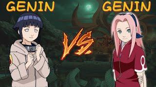 Who Is Strongest - Genin Hinata vs Genin Sakura (Genin vs Genin)