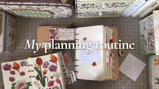 My planning routine + How I set up a new month | May 2024 | Personal Rings Planner