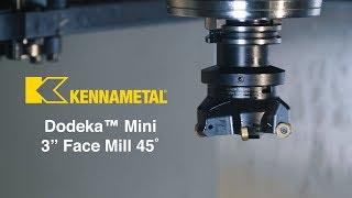 Face Milling Inconel 625 - CNC Machining - Kennametal Dodeka