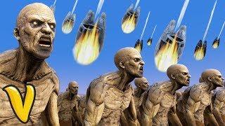 HALO 5000 ODSTs VS 100000 ZOMBIES! Ultimate Epic Battle Simulator Funny Moments!