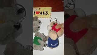 koala bear key rings souvenir fresh from Australia #shorts #koala #souvenir #keyring #australia