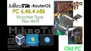 Use old PC for Voucher Type Piso Wifi Hotspot - Mikrotik-RouterOS x86 Part 1