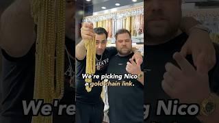 Buying Nico Leonard a GOLD Chain? #shorts