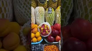 Amazing fruits удивительные фрукты от Камран Shorts Папайя клубника черешня ананас #шортс #личи