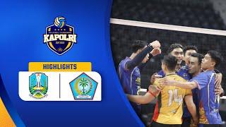 Highlight Kapolri Cup 2024 Putra - Jawa Timur vs Sulawesi Utara 3-1 | Moji