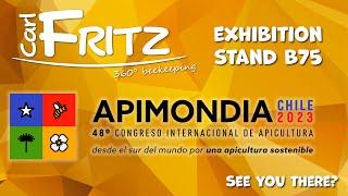 CARL FRITZ at Apimondia 2023 in Chile (September 4th - 8th)