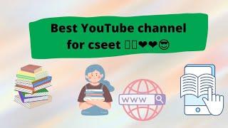 Best YouTube channels for cseet ️II #csresults #icsi #cslife @CSGoals