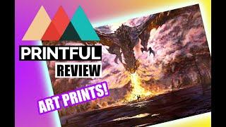 Printful Art Print (Poster) 2021 Review and Unboxing