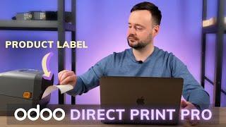 How to print product labels from Odoo directly to a printer with 1 click? Odoo Direct Print PRO