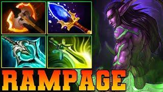 Rampage + 27 Kills Anti Mage Dota 2 Carry Build Guide Pro Gameplay Safelane Best Guide 7.37 Meta