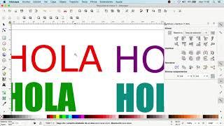 Inkscape | Convertir Tipografía a Vectores