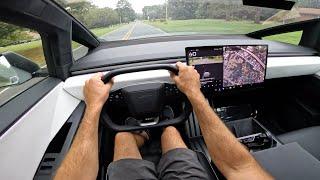 2024 Tesla Cybertruck Foundation Series: POV Drive, Impressions and ASMR