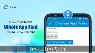 How to change whole app font in sketchware pro tutorial 123 #sketchware